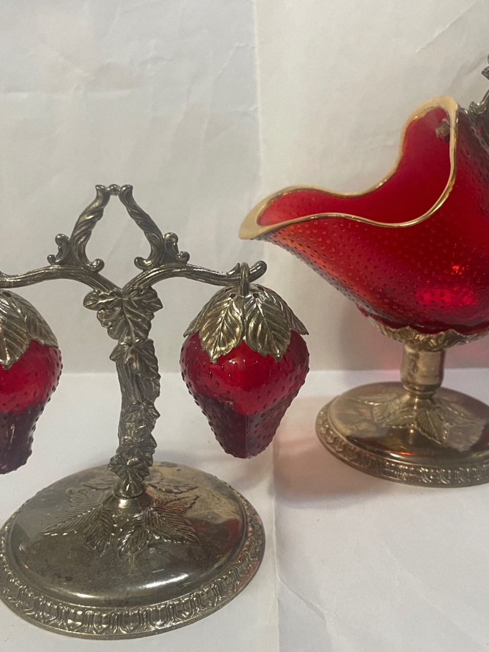 Hollywood Regency-style Vintage Table Spice Serving Set